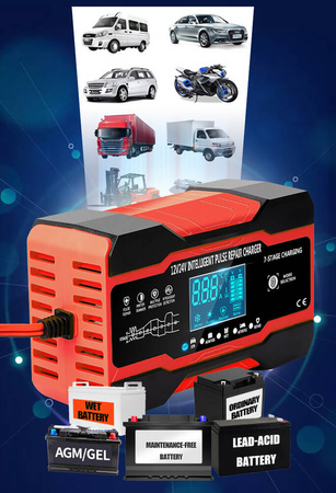 FreedConn prostownik akumulatorowy red RJ-C 121001A