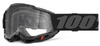 100% Accuri 2 OTG Gogle Motocyklowe MX Enduro Off-Road Czarny Szary Clear Lens