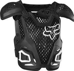 FOX Junior R3 Black - lekki buzer dziecięcy motocrossowy z certyfikatem CE