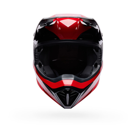 KASK MOTOCYKLOWY BELL MX-10 MIPS WAVE RED BLACK