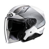 Kask motocyklowy otwarty na skuter/chopper'a HJC Rpha31 Chelet Silver/White