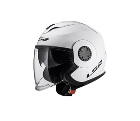 Kask motocyklowy otwarty LS2 OF570 Verso Solid White