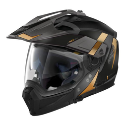 Kask motocyklowy szczękowy NOLAN N70-2 X 06 SKYFALL N-COM 59 czarny/złoty mat