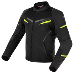 Kurtka tekstylna REBELHORN FLUX Black/Flo Yellow