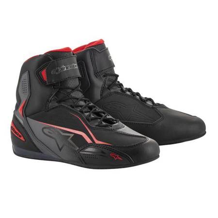 Buty miejskie motocyklowe Alpinestars FASTER-3 BLACK/GREY RED krótkie