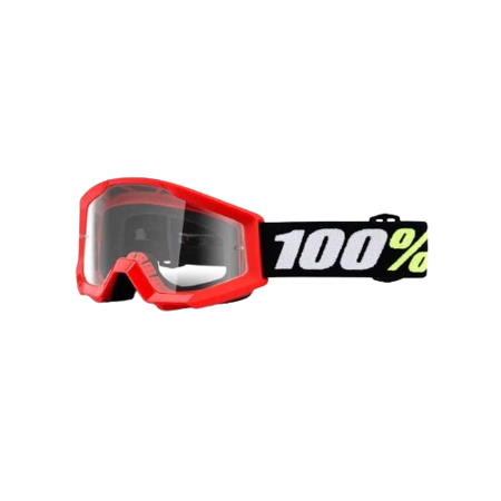 Gogle off road dziecięce 100 PROCENT STRATA mini red junior/kid