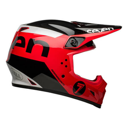 Kask BELL Mx-9 Mips Seven Phaser Gloss Red/Black