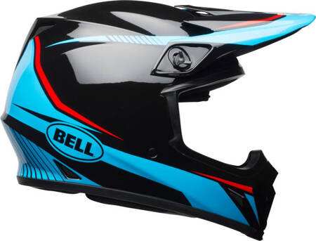 Kask BELL Mx-9 Mips Torch Black/Cyan/Red Xl