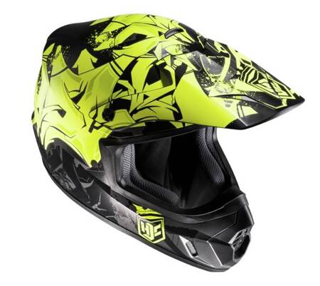 Kask HJC Cs-Mx Ii Graffed Black/Yellow Xs