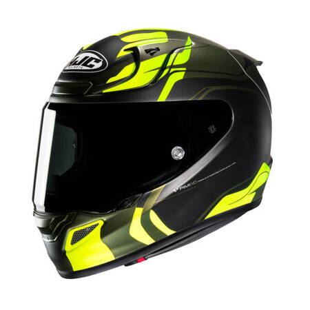 Kask motocyklowy integralny HJC Rpha12 Lawin Yellow/Black