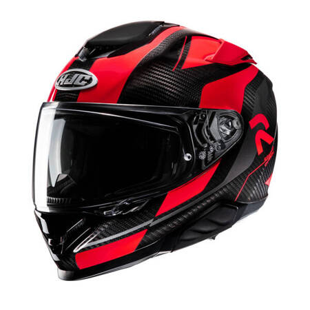 Kask motocyklowy integralny HJC Rpha71 Hamil Carbon Black/Red