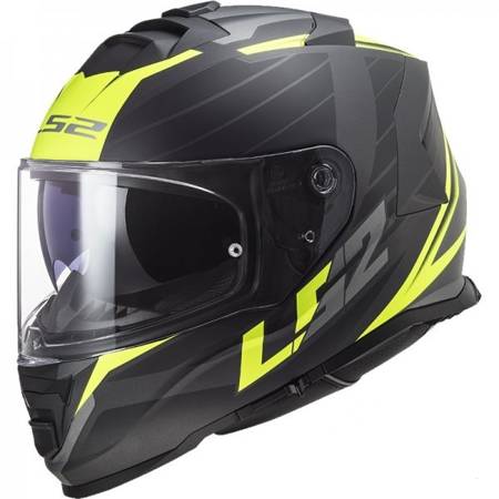 Kask motocyklowy integralny LS2 FF800 storm II nerve mat h-v