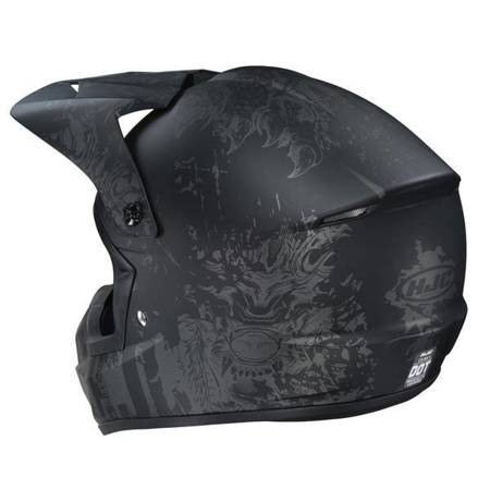 Kask motocyklowy off road/enduro  HJC CS-MX II CREED black/grey