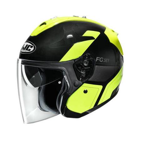 Kask motocyklowy otwarty na skuter/chopper'a HJC Fg-Jet Epen Black/Yellow