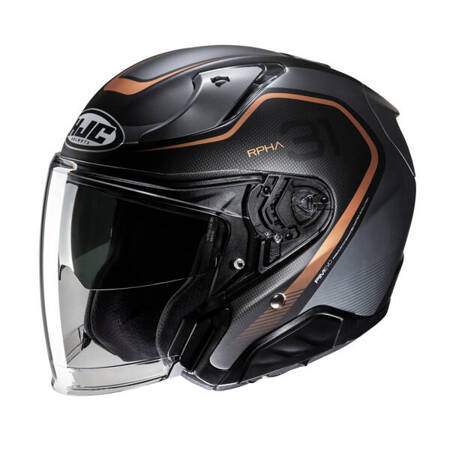 Kask motocyklowy otwarty na skuter/chopper'a HJC Rpha31 Kouv Black/Gold