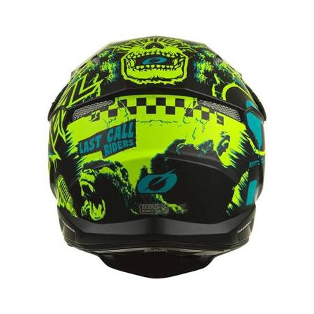 Kask off road O'NEAL 3SRS Assault V.22 bl/yel