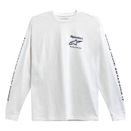 Koszulka Z Długim rękawem ALPINESTARS Authenticated White