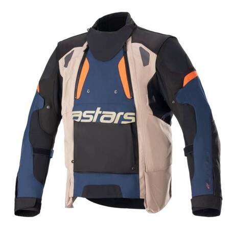 Kurtka Tekstylna ALPINESTARS Halo Drystar Dark Blue Dark Khaki Flame Ora