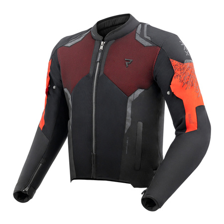 Kurtka Tekstylna REBELHORN Jax Black/Red