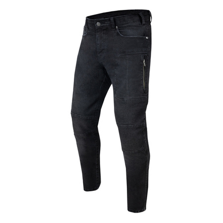 Spodnie jeans REBELHORN Rage II Tapered fit washed black W42L34