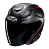 Kask motocyklowy otwarty HJC F31 Ludi Black/Red